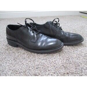 Vintage FreeMan Shoes Mens 9 D Black Leather
